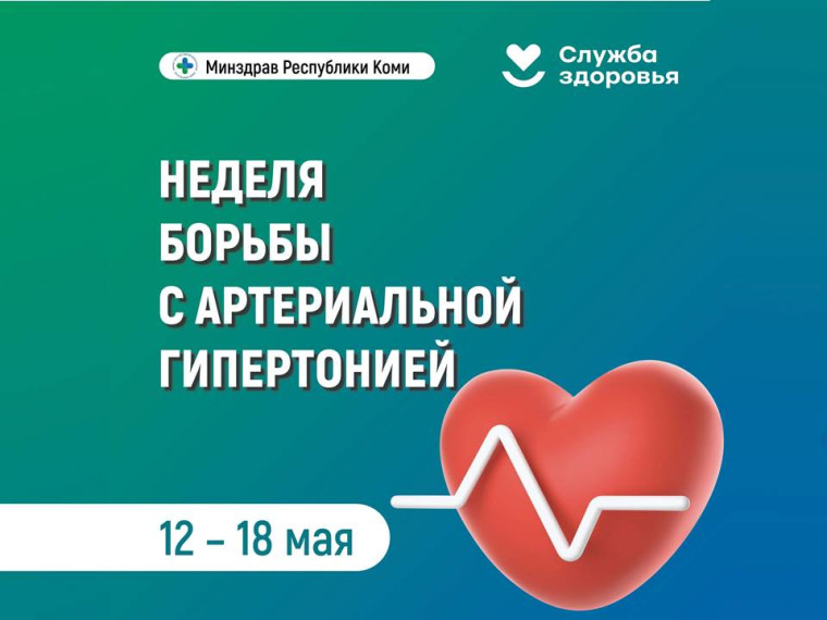 Неделя борьбы с артериальной гипертонией и приверженности назначенной врачом терапии (в честь Всемирного дня борьбы с артериальной гипертонией 17 мая).
